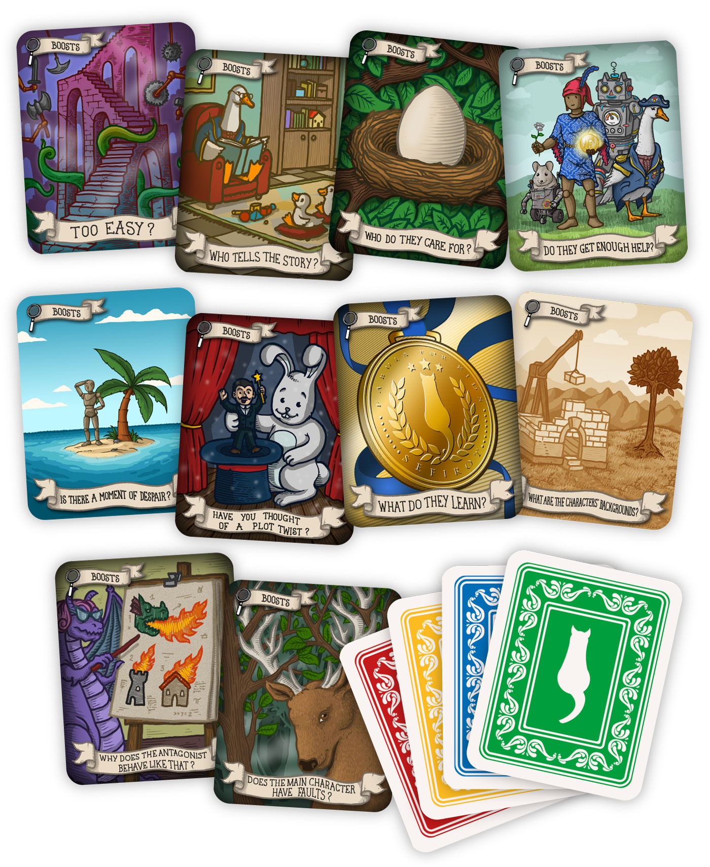 Plot Twist: A Storytelling Card Game, Board Game